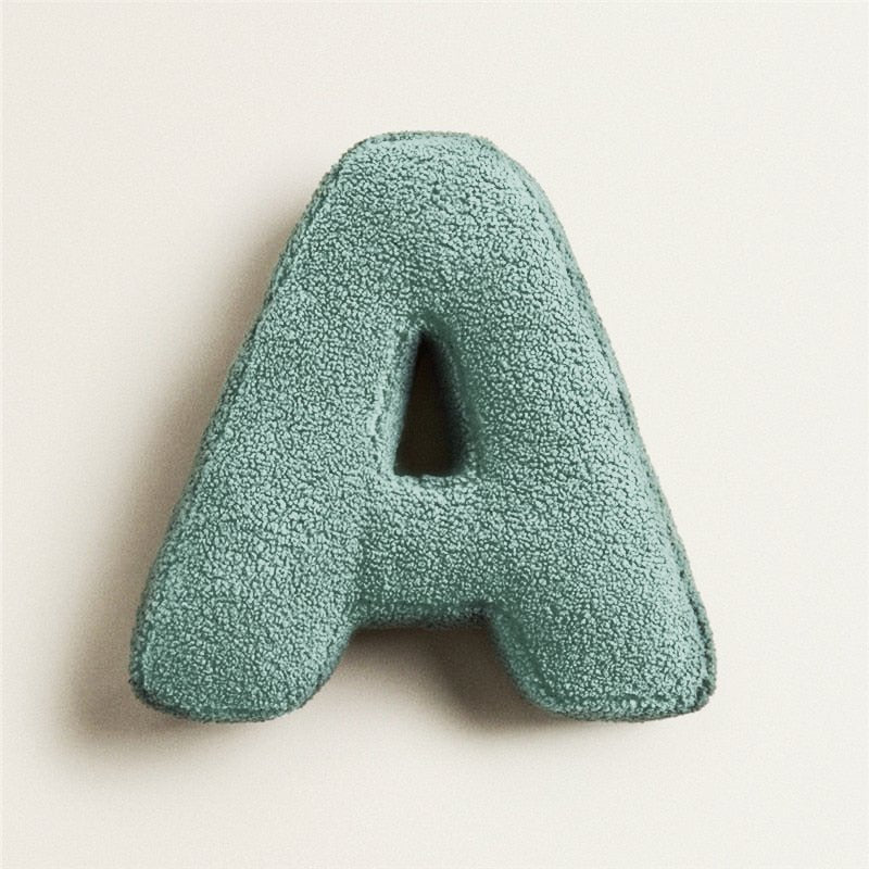 Soft Plush Letter Pillow for Bedroom and Kids' Room Decor-Orizon Depot