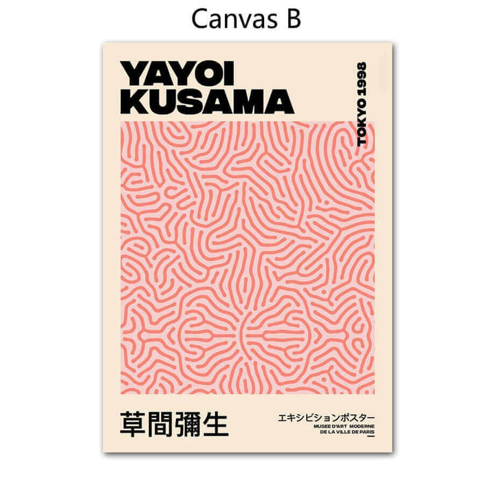 Abstract Premium Poster by Yayoi Kusama - Art for Home Decor-Orizon Depot