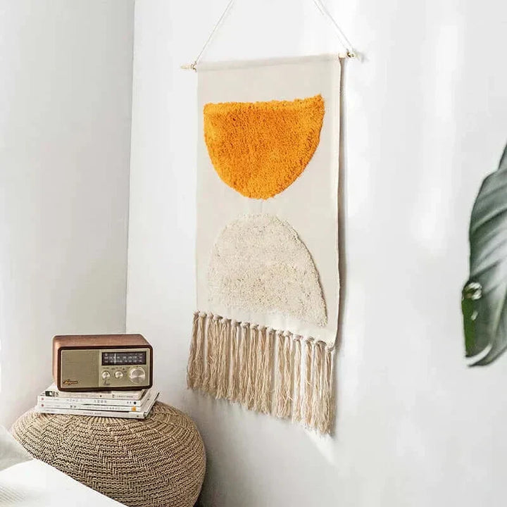 Macrame Hanging Cotton Area Rug for Home Decor-Orizon Depot