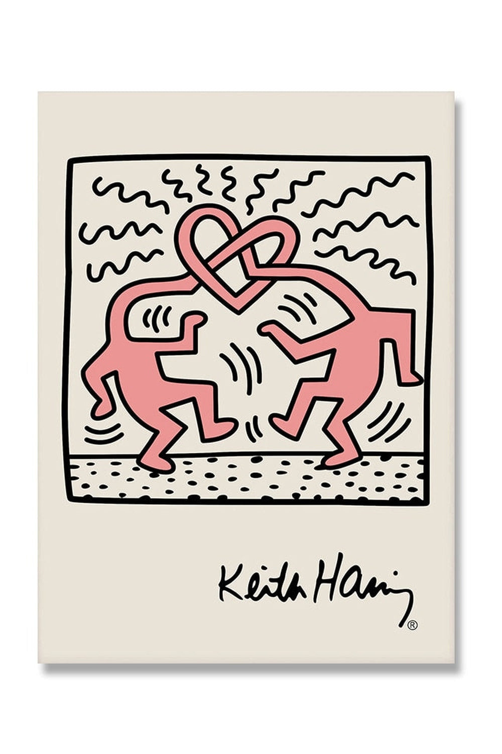 Keith Haring Inspired Canvas Wall Art for Home Decor-Orizon Depot