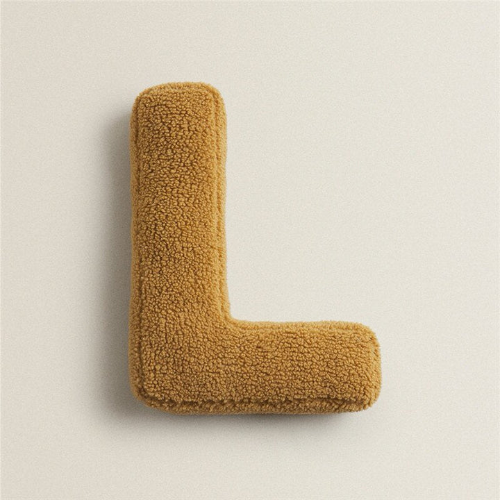 Soft Plush Letter Pillow for Bedroom and Kids' Room Decor-Orizon Depot