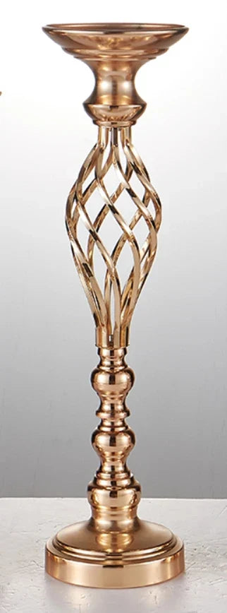 Elegant Candle Holder Set with Metal Stand - Stylish Home Decor-Orizon Depot