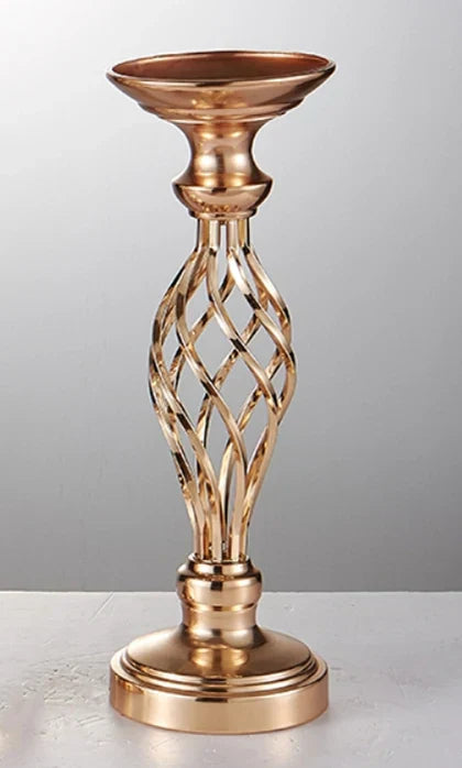 Elegant Candle Holder Set with Metal Stand - Stylish Home Decor-Orizon Depot