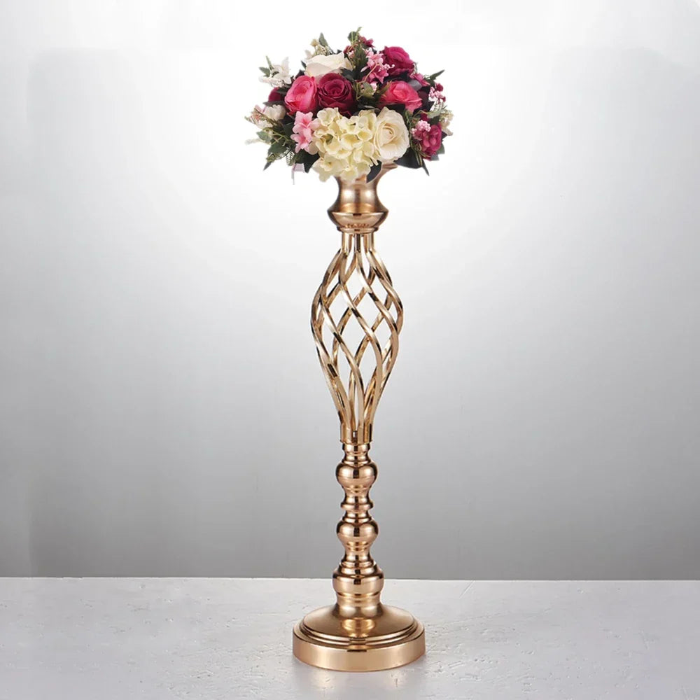 Elegant Candle Holder Set with Metal Stand - Stylish Home Decor-Orizon Depot