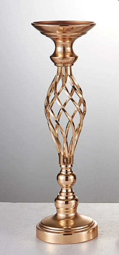 Elegant Candle Holder Set with Metal Stand - Stylish Home Decor-Orizon Depot