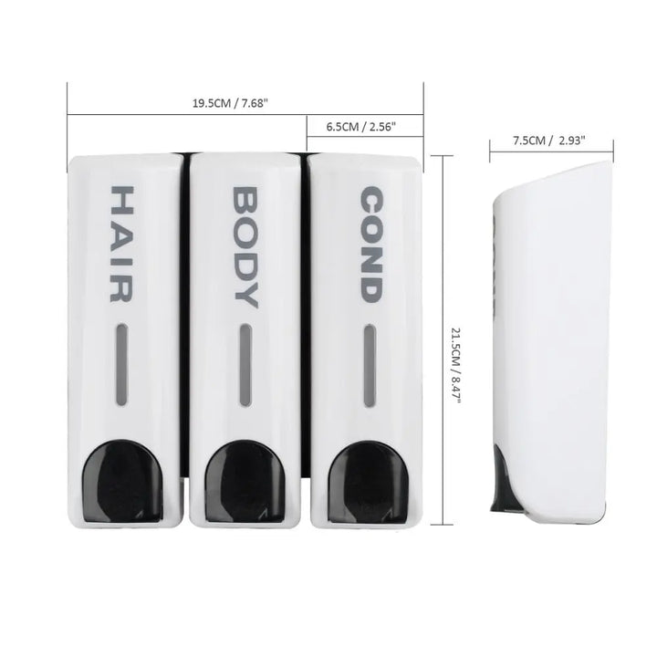 Wall-Mounted Shower Dispenser for Easy Access and Organization-Orizon Depot