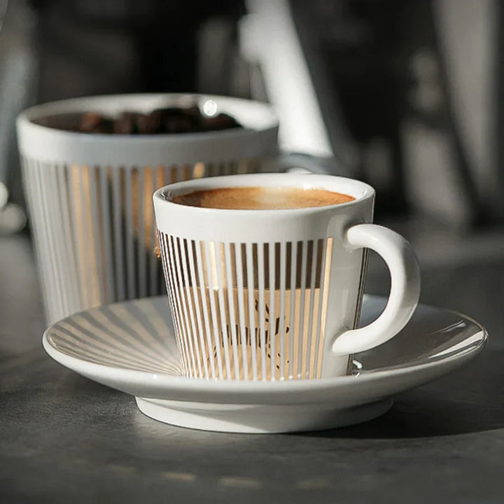 Creative Dynamic SLR Leopard Anamorphic Zebra Coffee Tea Cup Set-Orizon Depot
