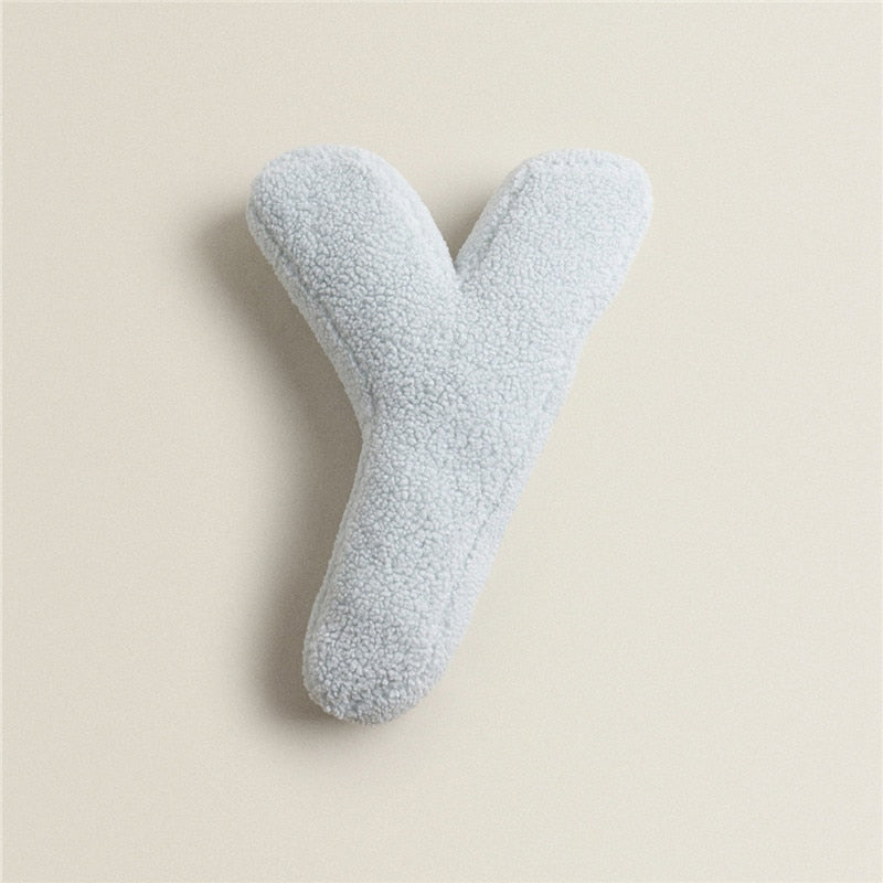 Soft Plush Letter Pillow for Bedroom and Kids' Room Decor-Orizon Depot