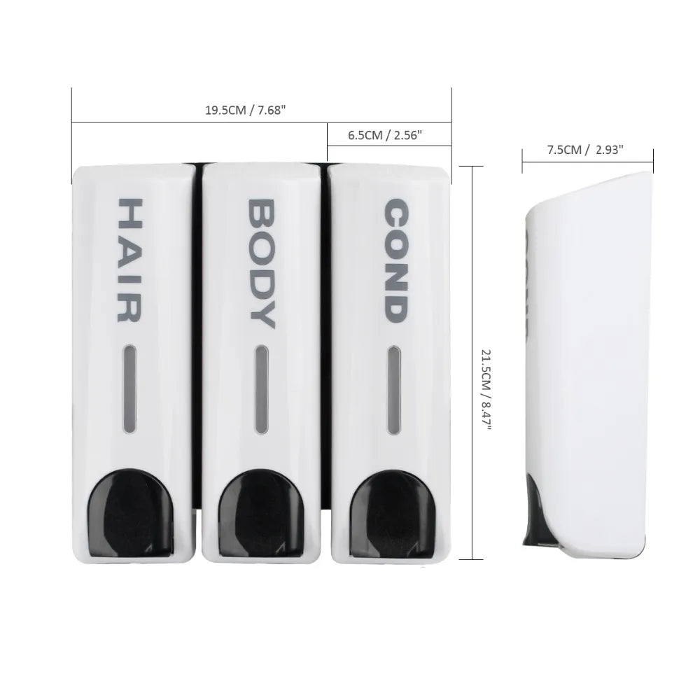 Wall-Mounted Shower Dispenser for Easy Access and Organization-Orizon Depot
