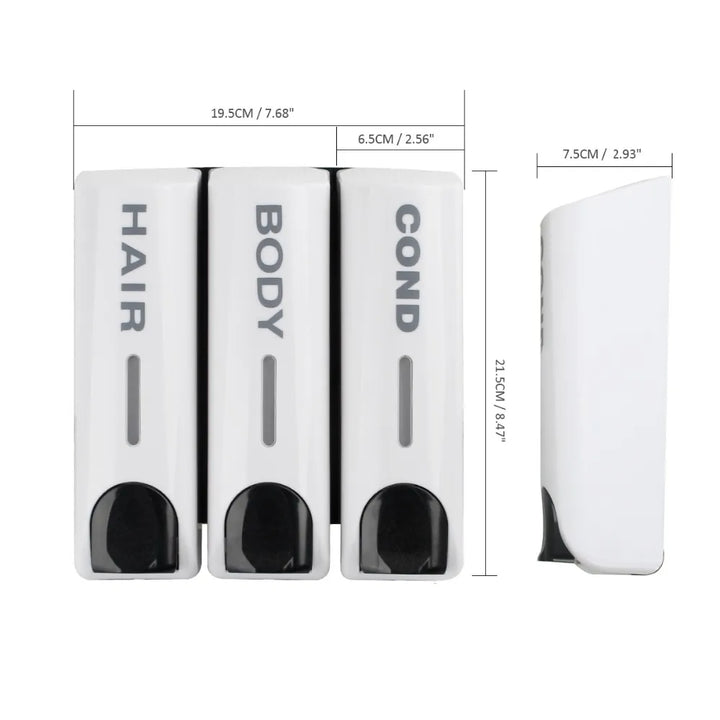 Wall-Mounted Shower Dispenser for Easy Access and Organization-Orizon Depot