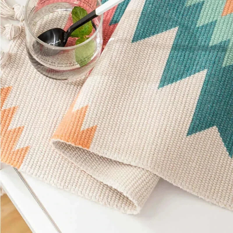 Macrame Hanging Cotton Area Rug for Home Decor-Orizon Depot