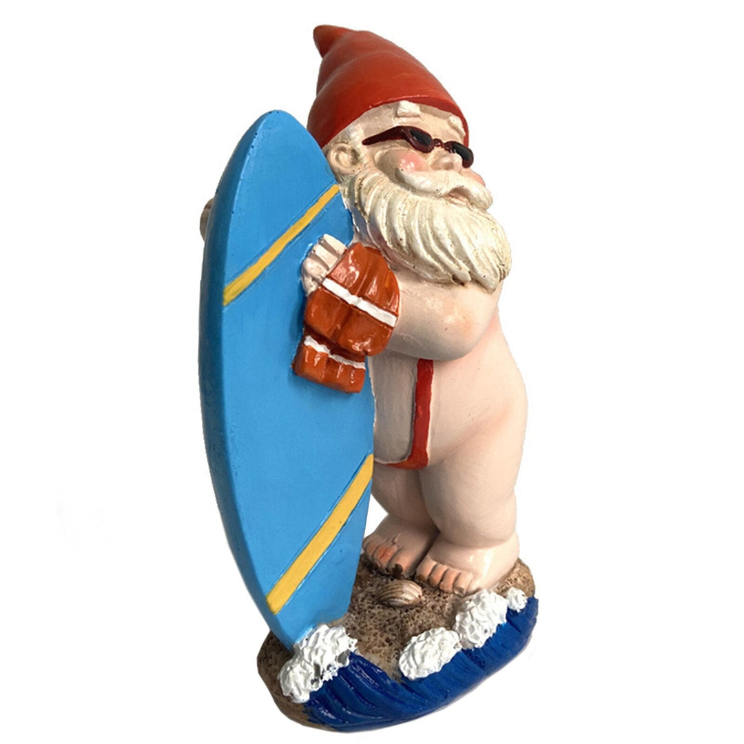 Playful Garden Gnome Figurine for Outdoor Decoration-Orizon Depot