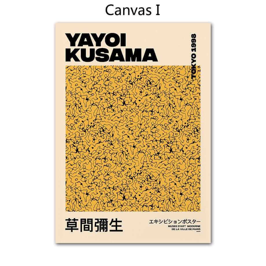 Abstract Premium Poster by Yayoi Kusama - Art for Home Decor-Orizon Depot