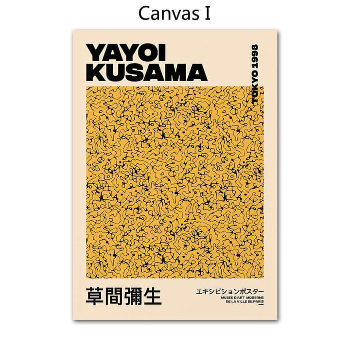 Abstract Premium Poster by Yayoi Kusama - Art for Home Decor-Orizon Depot