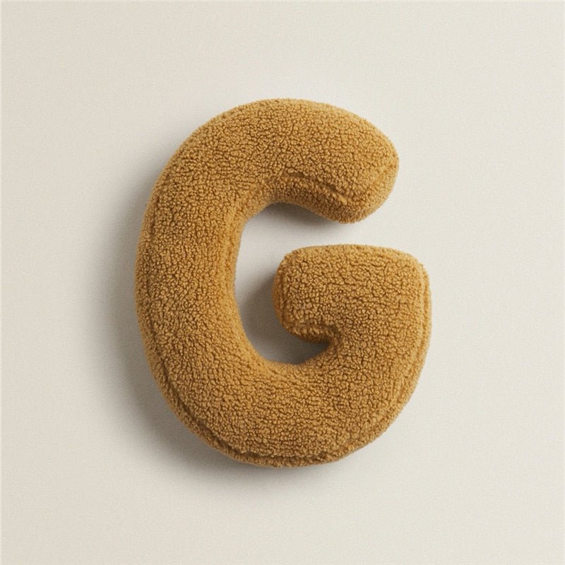 Soft Plush Letter Pillow for Bedroom and Kids' Room Decor-Orizon Depot