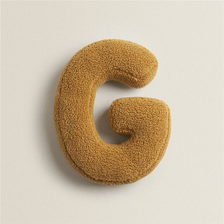 Soft Plush Letter Pillow for Bedroom and Kids' Room Decor-Orizon Depot