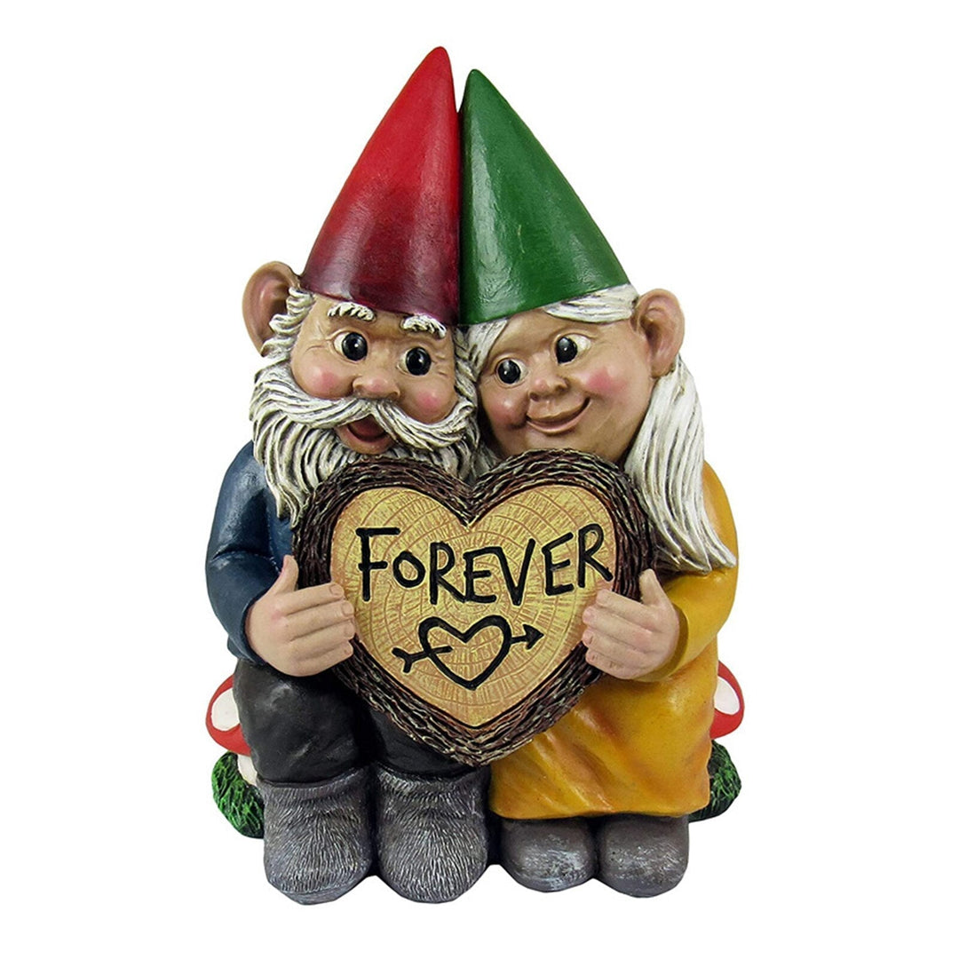 Playful Garden Gnome Figurine for Outdoor Decoration-Orizon Depot