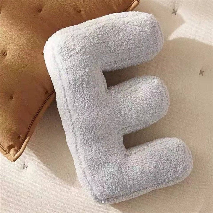Soft Plush Letter Pillow for Bedroom and Kids' Room Decor-Orizon Depot