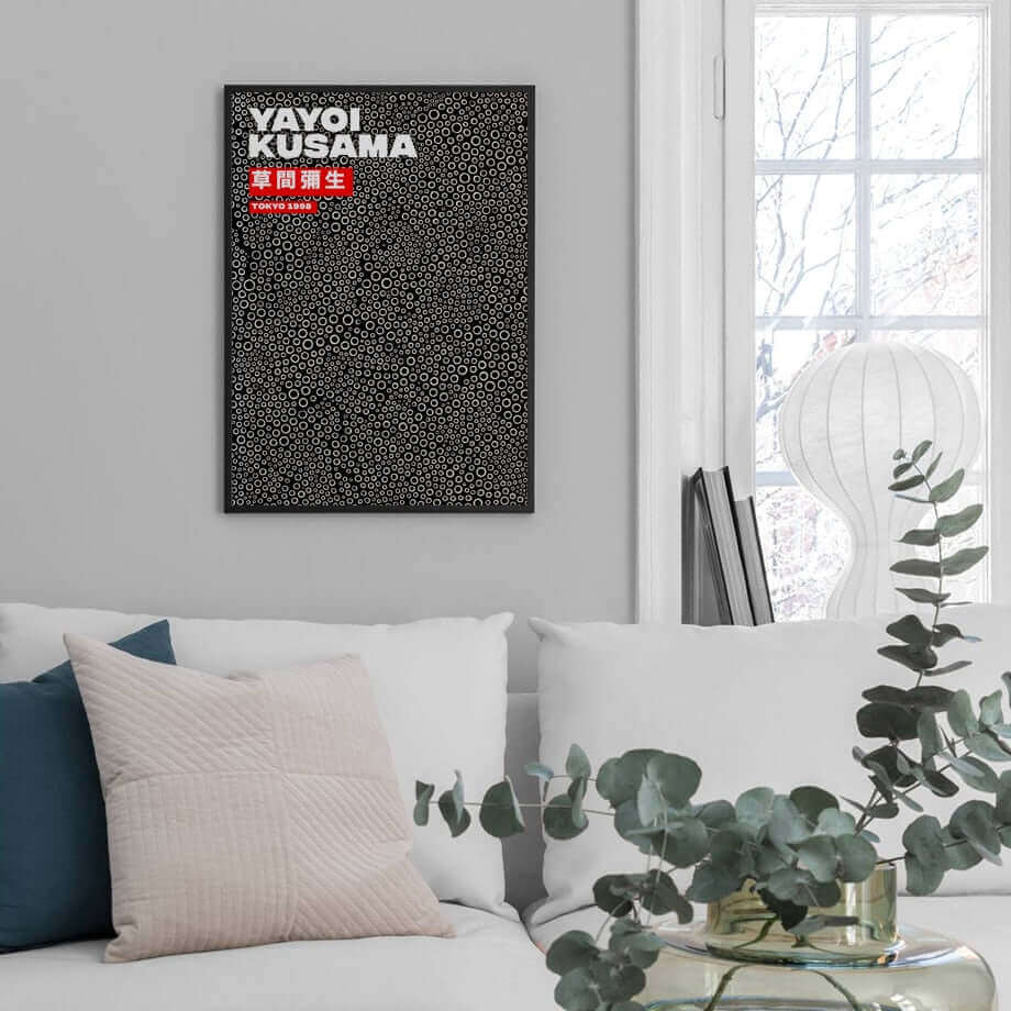 Abstract Premium Poster by Yayoi Kusama - Art for Home Decor-Orizon Depot
