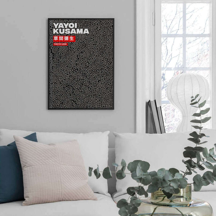 Abstract Premium Poster by Yayoi Kusama - Art for Home Decor-Orizon Depot