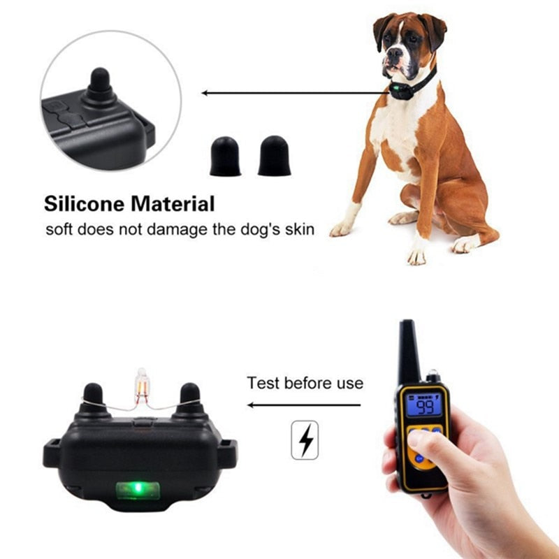 Electric Waterproof Dog Training Collar - Long Range Control-Orizon Depot