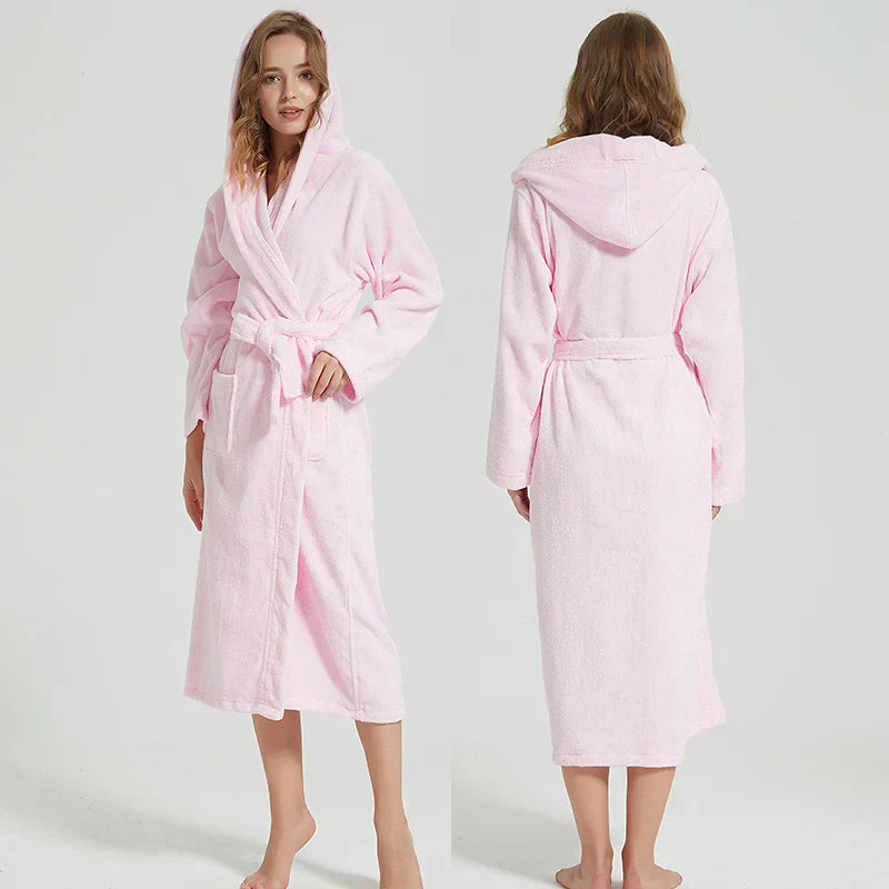 Hooded Spa Bathrobe for Ultimate Comfort and Relaxation-Orizon Depot