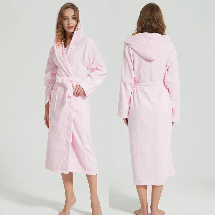 Hooded Spa Bathrobe for Ultimate Comfort and Relaxation-Orizon Depot