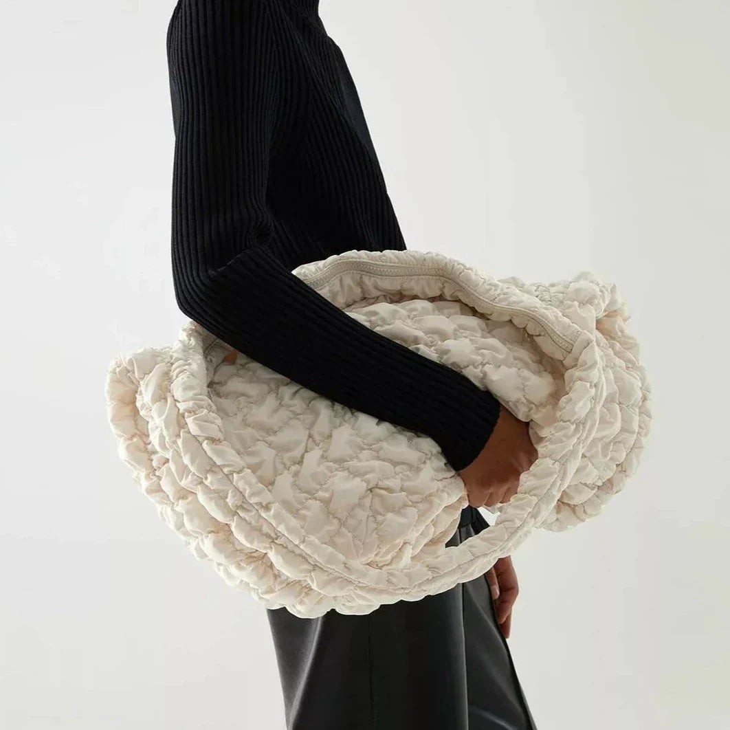 X-Large Cross Quilt Shoulder Bag for Everyday Use-Orizon Depot