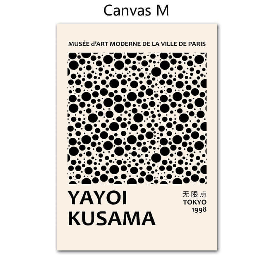 Abstract Premium Poster by Yayoi Kusama - Art for Home Decor-Orizon Depot