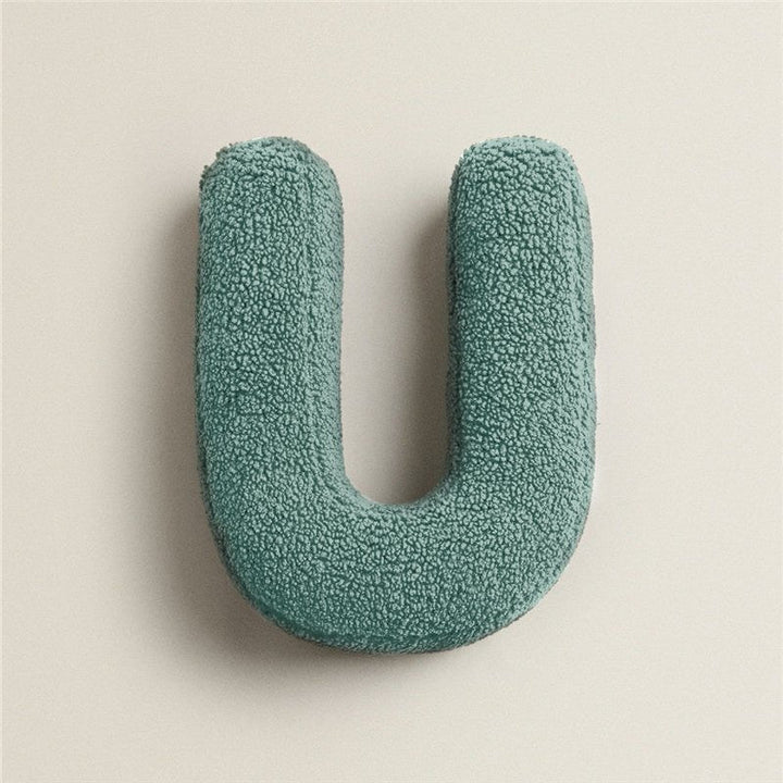 Soft Plush Letter Pillow for Bedroom and Kids' Room Decor-Orizon Depot