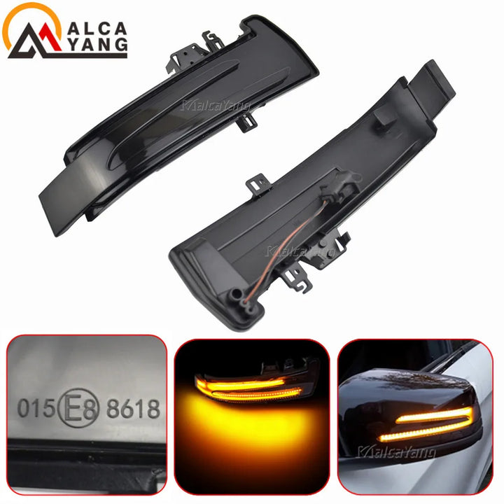 2pcs Dynamic LED Turn Signal Light for Mercedes Side Mirrors