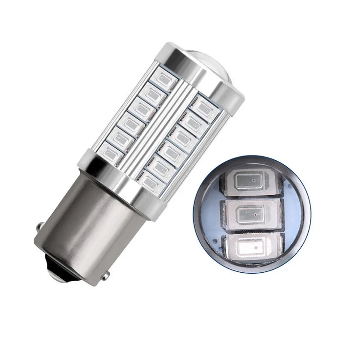 1 PCS 1156/1157 LED Signal Light Bulb 12V 33SMD White