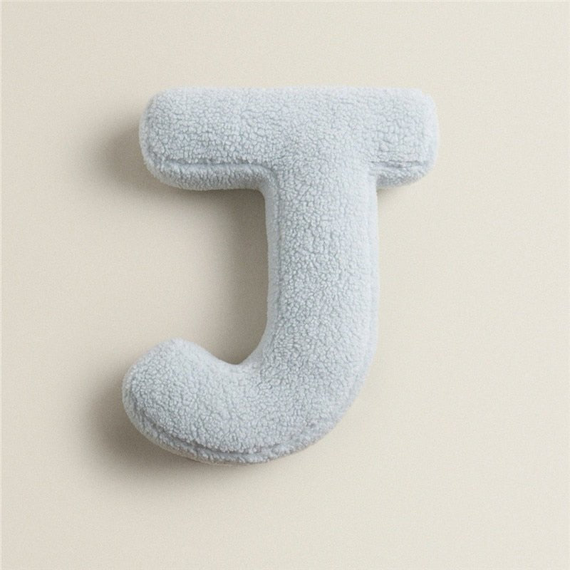 Soft Plush Letter Pillow for Bedroom and Kids' Room Decor-Orizon Depot