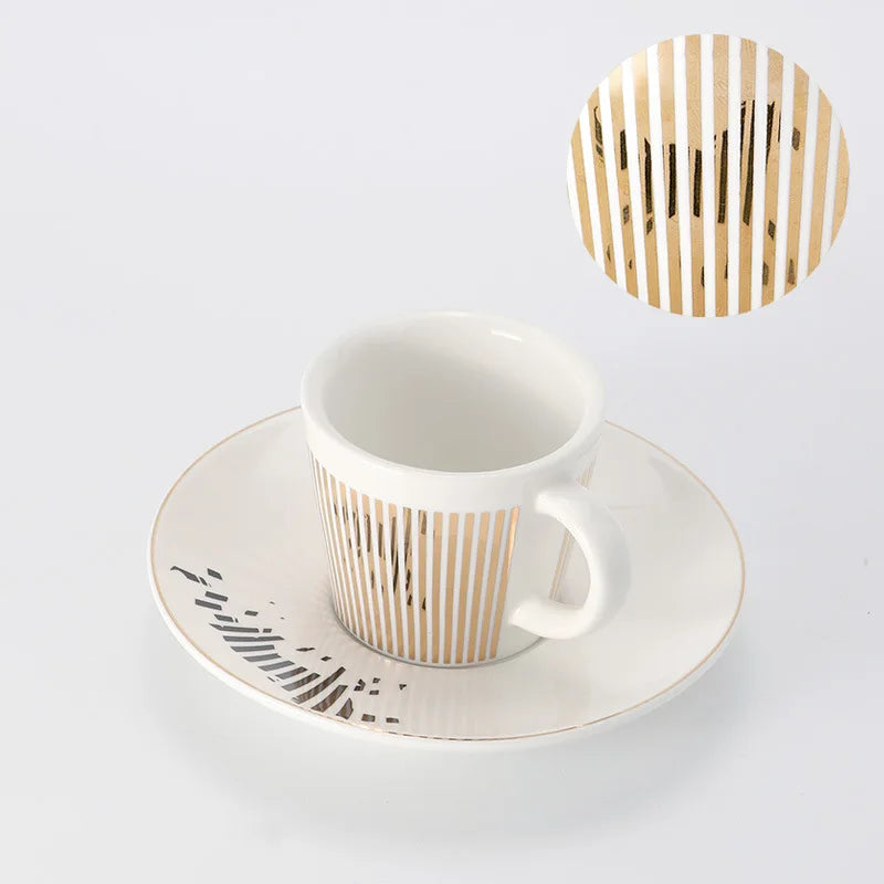 Creative Dynamic SLR Leopard Anamorphic Zebra Coffee Tea Cup Set-Orizon Depot