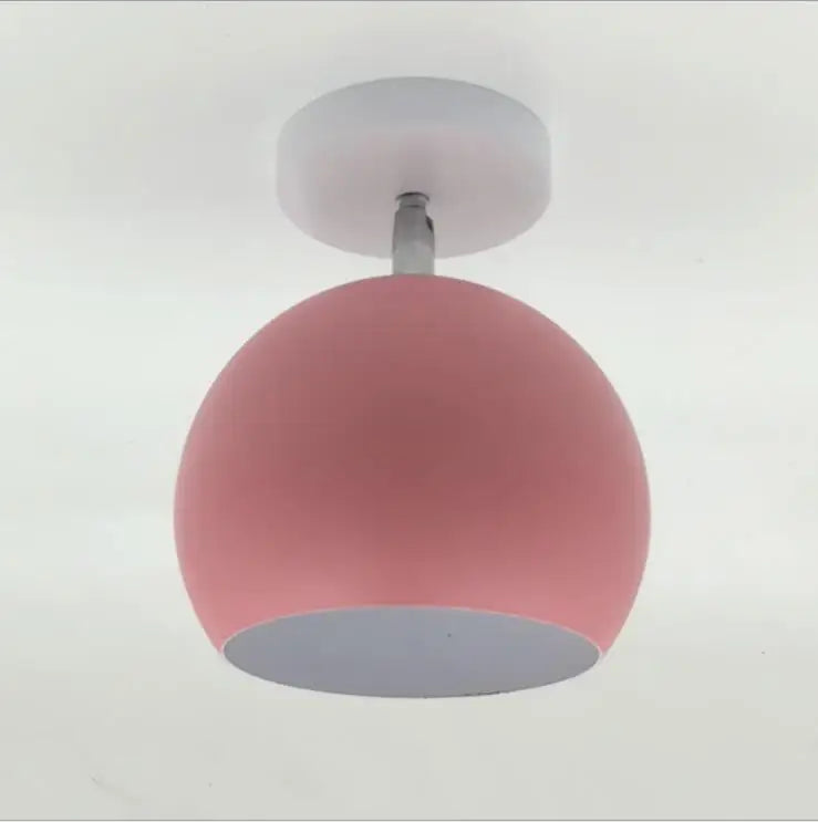 Modern Round Aluminium Ceiling Light | Nordic Macaron Design