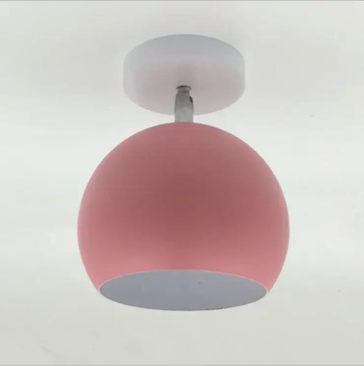 Modern Round Aluminium Ceiling Light | Nordic Macaron Design