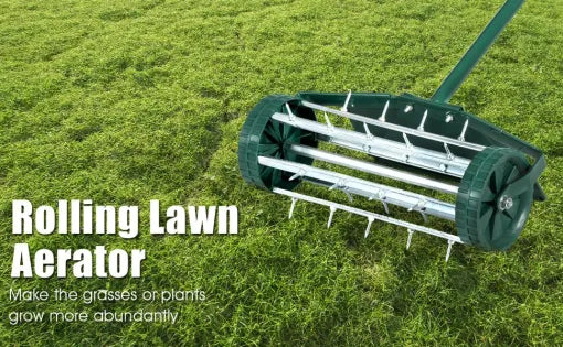 Durable Manual Lawn Spike Aerator for Soil Aeration