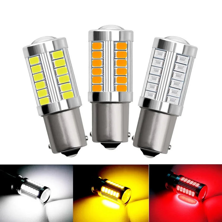 1 PCS 1156/1157 LED Signal Light Bulb 12V 33SMD White
