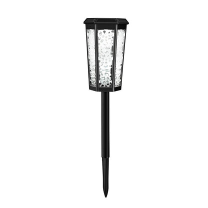 Hexagon Hollow Outdoor Solar Pathway Light - Waterproof Landscape Lighting-Orizon Depot