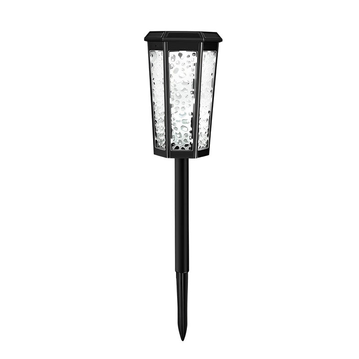 Hexagon Hollow Outdoor Solar Pathway Light - Waterproof Landscape Lighting-Orizon Depot