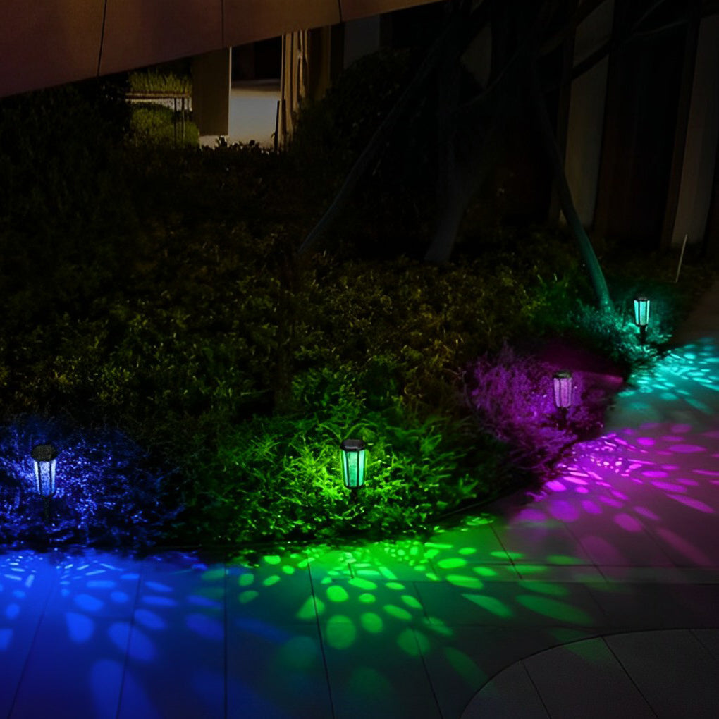 Hexagon Hollow Outdoor Solar Pathway Light - Waterproof Landscape Lighting-Orizon Depot