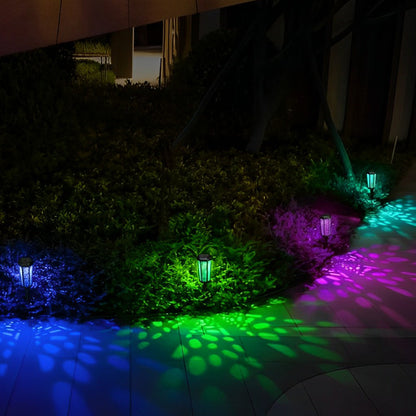 Hexagon Hollow Outdoor Solar Pathway Light - Waterproof Landscape Lighting-Orizon Depot