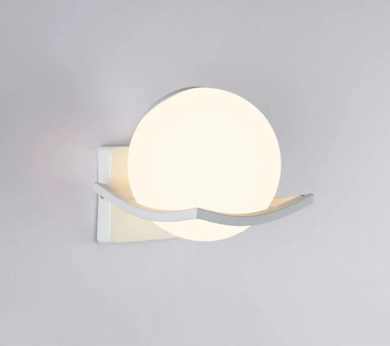Modern Glass Globe Wall Light | Stylish European Sconce