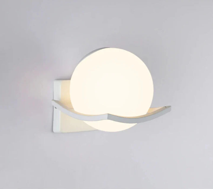 Modern Glass Globe Wall Light | Stylish European Sconce