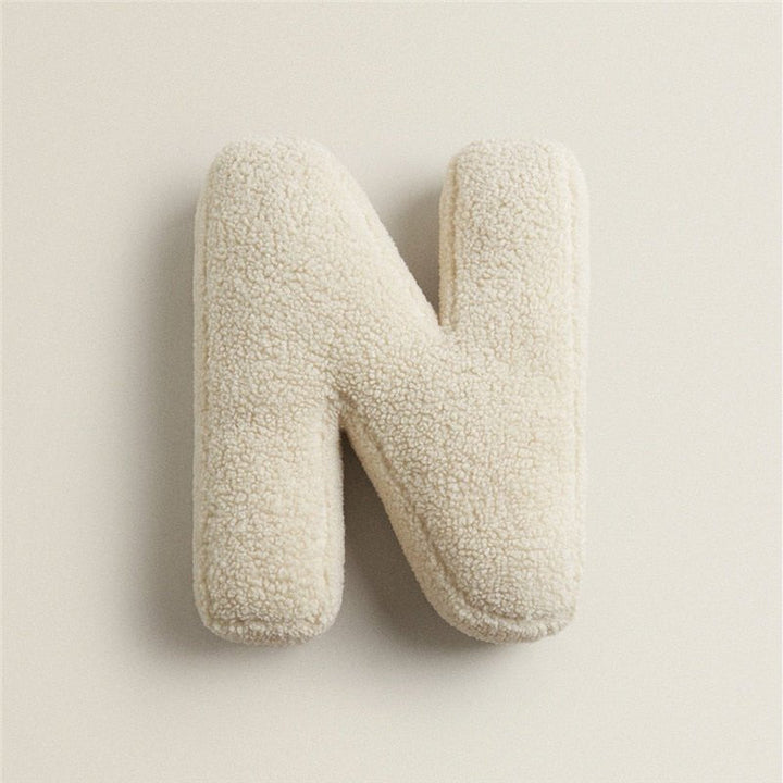 Soft Plush Letter Pillow for Bedroom and Kids' Room Decor-Orizon Depot