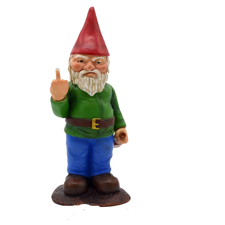 Playful Garden Gnome Figurine for Outdoor Decoration-Orizon Depot