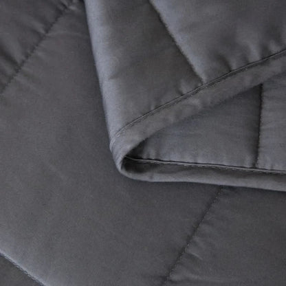 Quilted Weighted Blanket for Sleep Support and Pressure Relief