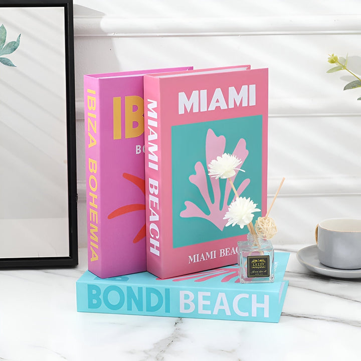 Chic Faux Decorative Books - Stylish Coffee Table Decor-Orizon Depot