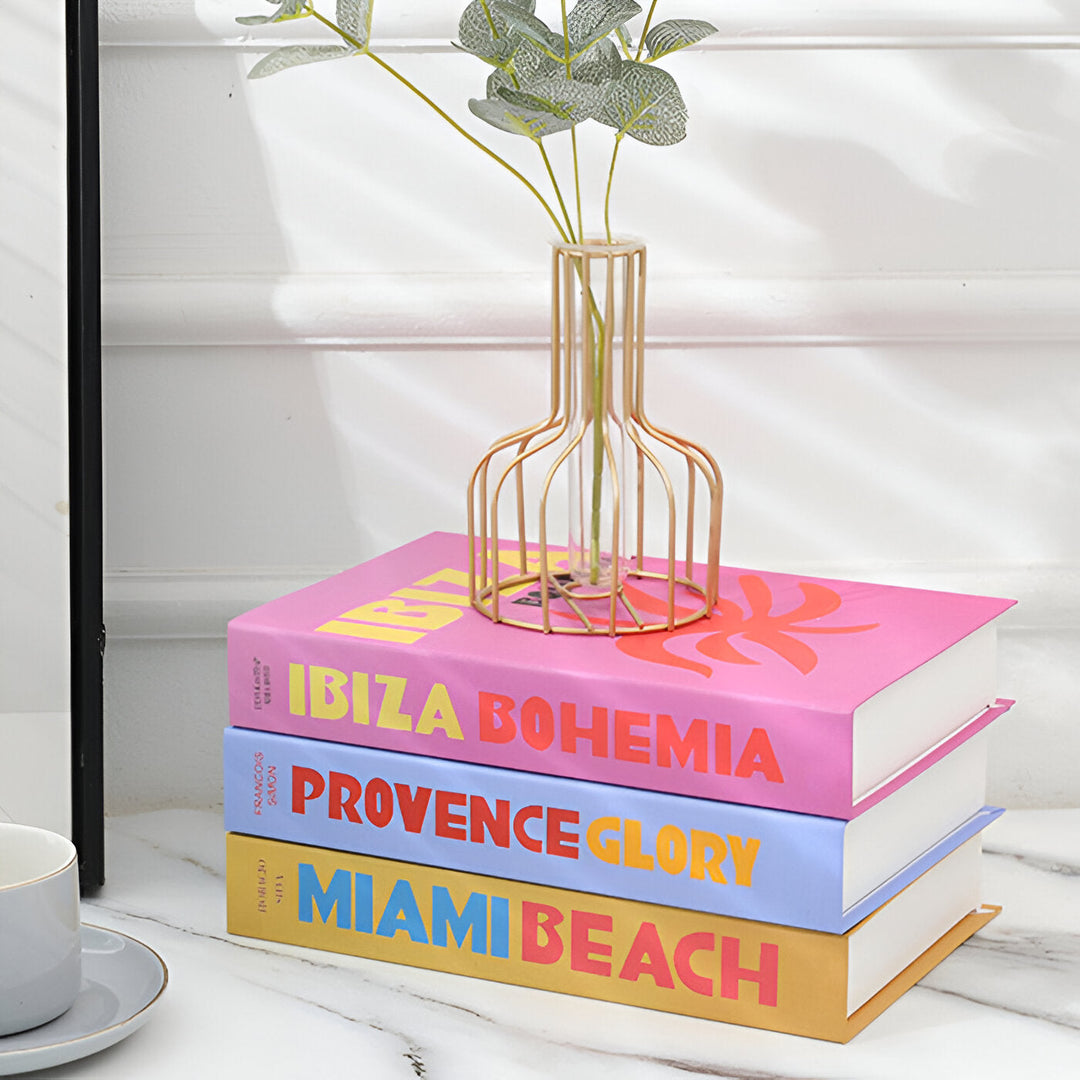 Chic Faux Decorative Books - Stylish Coffee Table Decor-Orizon Depot