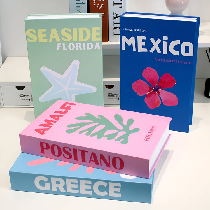 Chic Faux Decorative Books - Stylish Coffee Table Decor-Orizon Depot